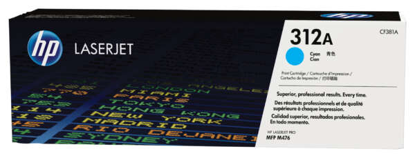 Hp Toner 312A Cyan – LaserJet d’origine (CF381A)