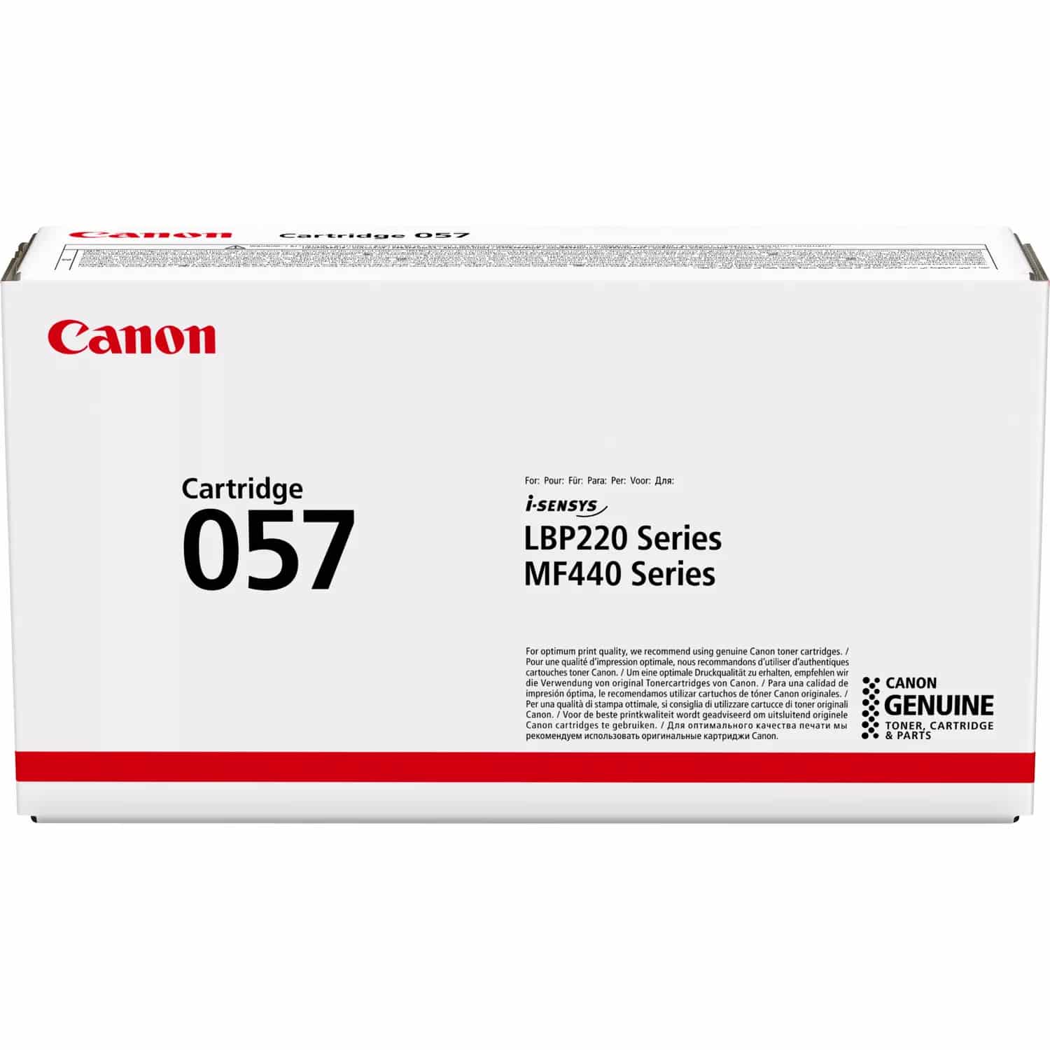 Canon Toner 057 Noir – de Noir (3009C002AA)