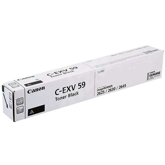 Canon Toner C-EXV 59 Noir – LaserJet d’origine (3760C002AA)