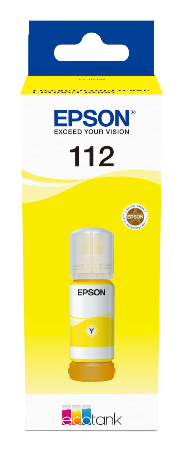 e07eddd747a8321351183da0528eeae1fbecccec.jpg Epson Bouteille d'encre d’encre EcoTank 112 – Jaune (C13T06C44A)