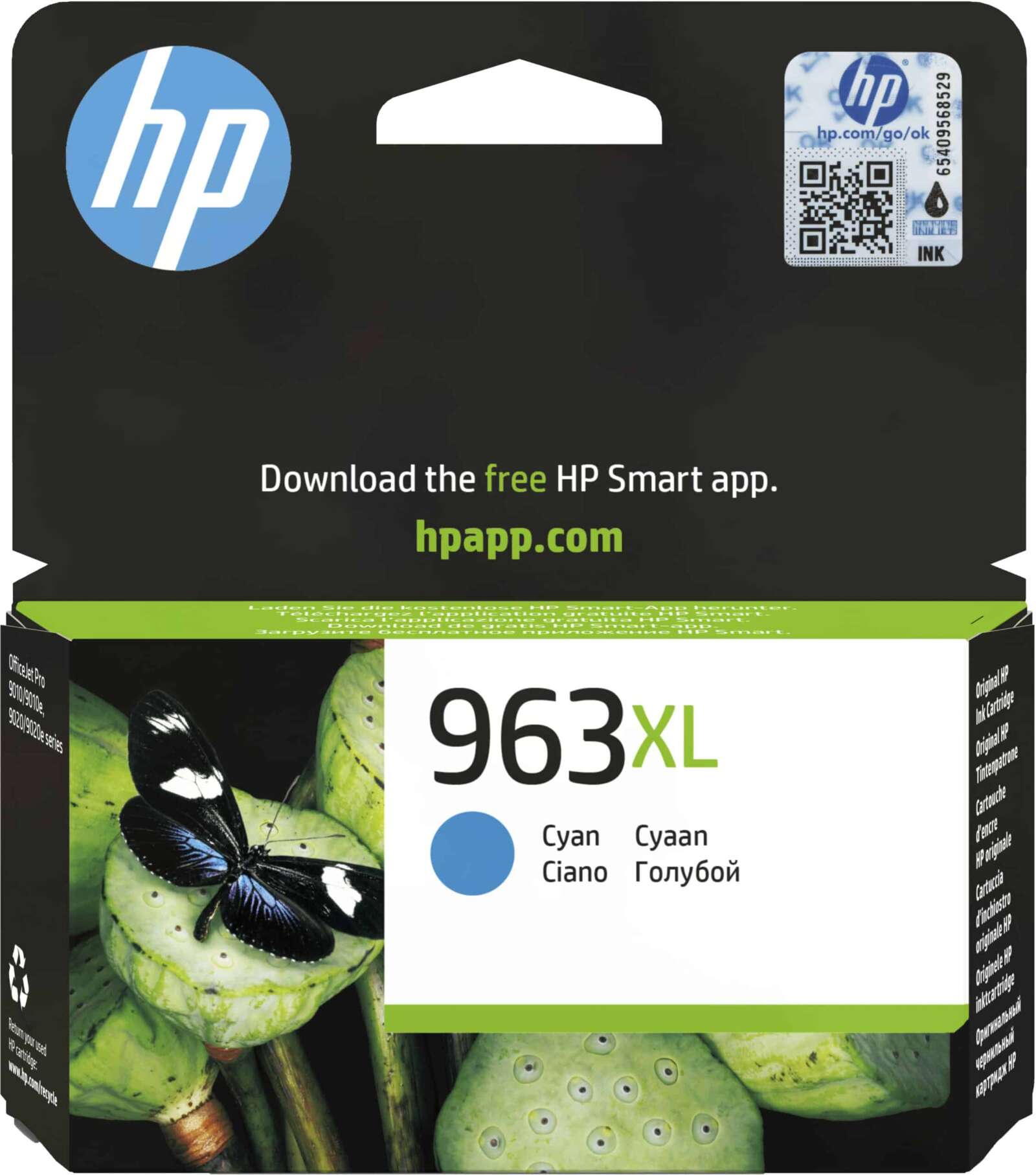 Hp Cartouche d'encre d’encre 963XL Cyan (3JA27AE)
