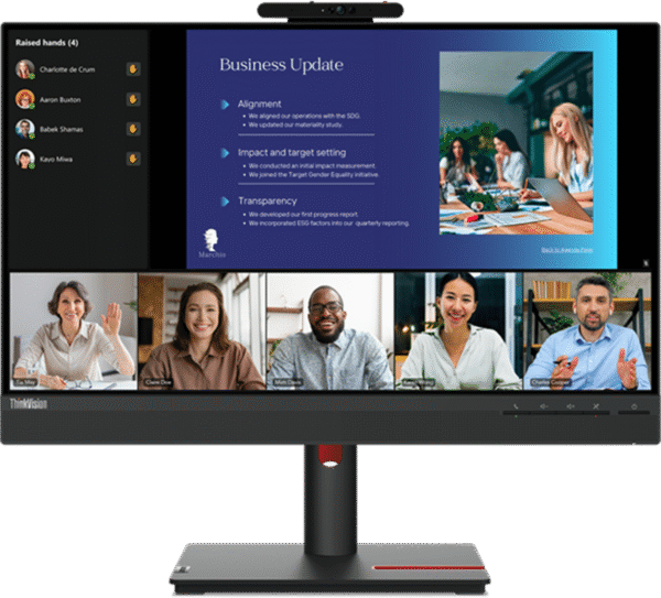 Lenovo Plat 24″ ThinkVision T24v-30 Moniteur PC 75 Hz (63D8MAT3EU)