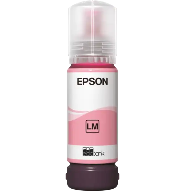 Epson Bouteille d'encre 108 Magenta clair – d’encre EcoTank d’origine (C13T09C64A)