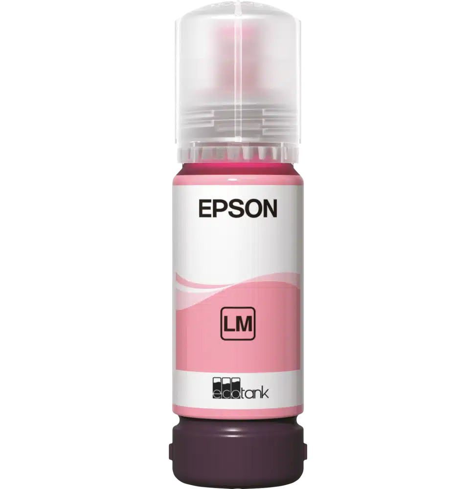 Epson Bouteille d'encre 108 Magenta clair – d’encre EcoTank d’origine (C13T09C64A)