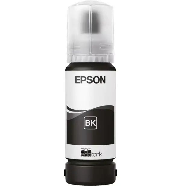 Epson Bouteille d'encre 112 Noir – d’encre EcoTank d’origine (C13T06C14A)