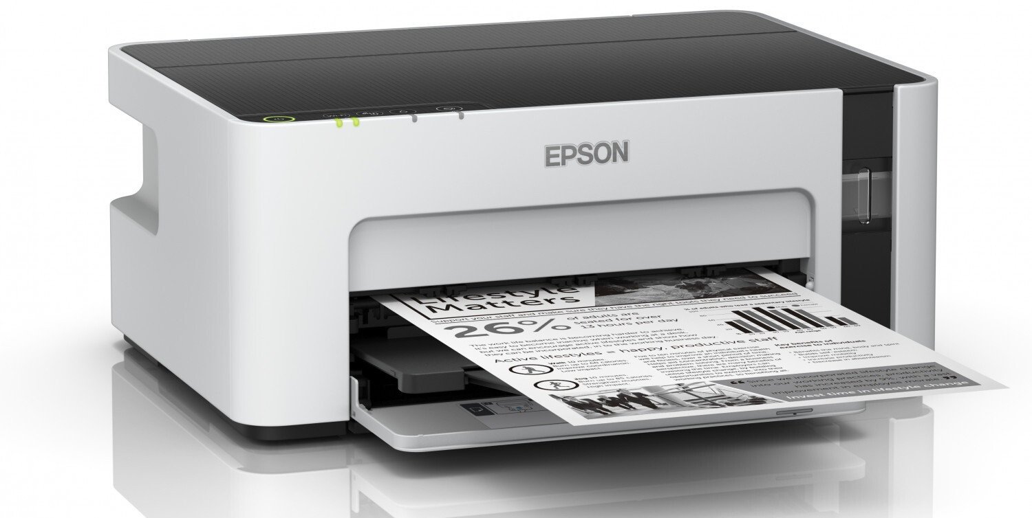 Epson EcoTank M1120 Imprimante Imprimante simple fonction Réservoir d'encre intégré (Ink Tank) Monochrome (C11CG96404)