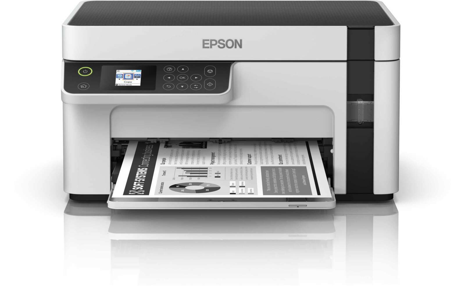 Epson EcoTank M2120 Imprimante Multifonction 3-en-1 Réservoir d'encre intégré (Ink Tank) Monochrome (C11CJ18403)