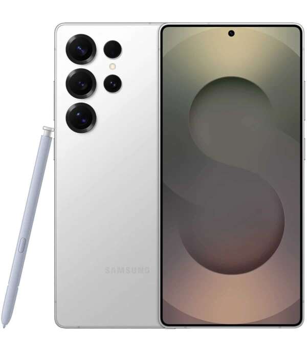 Samsung Galaxy S25 Ultra 256 Go – Titanium White Silver (SM-S938BZSIMWD)