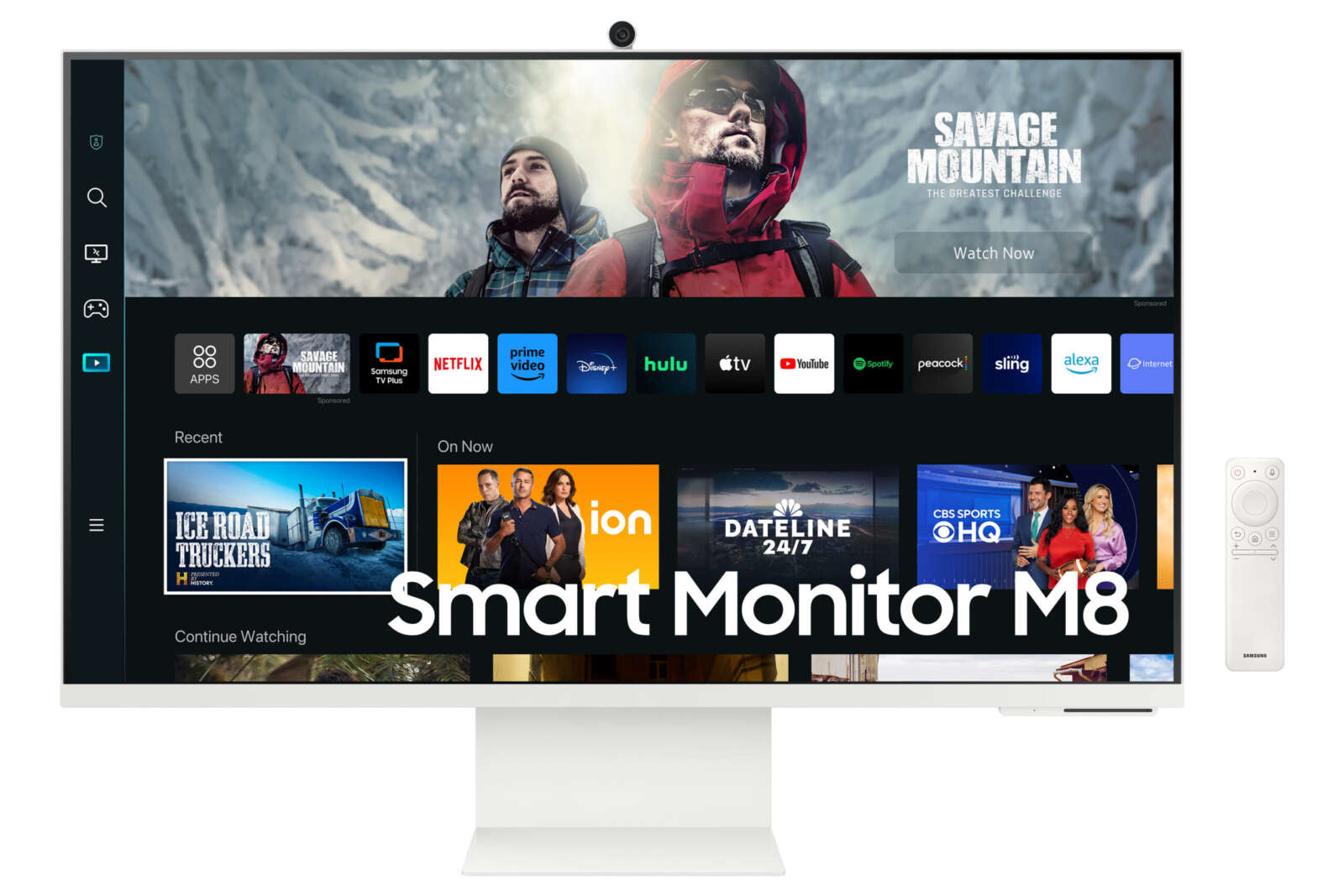Samsung Moniteur Écran 32″ FLAT SMART Ultra HD M8 M80C TV 4K UHD (LS32CM801UMXZN)