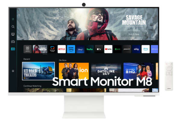 Samsung Moniteur Écran 32″ FLAT SMART Ultra HD M8 M80C TV 4K UHD (LS32CM801UMXZN)