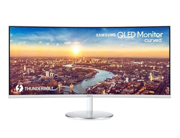 Samsung Moniteur Écran 34″ incurvé Série 7 Q UW-QHD TV  (LC34J791WTMXZN)