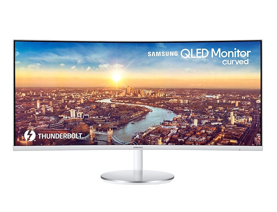 Samsung Moniteur Écran 34″ incurvé Série 7 Q UW-QHD TV  (LC34J791WTMXZN)