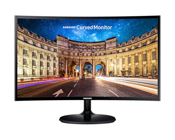 Samsung Moniteur Écran 24″ incurvé Série 3 TV FHD (1080p) (LC24F390FHMXZN)