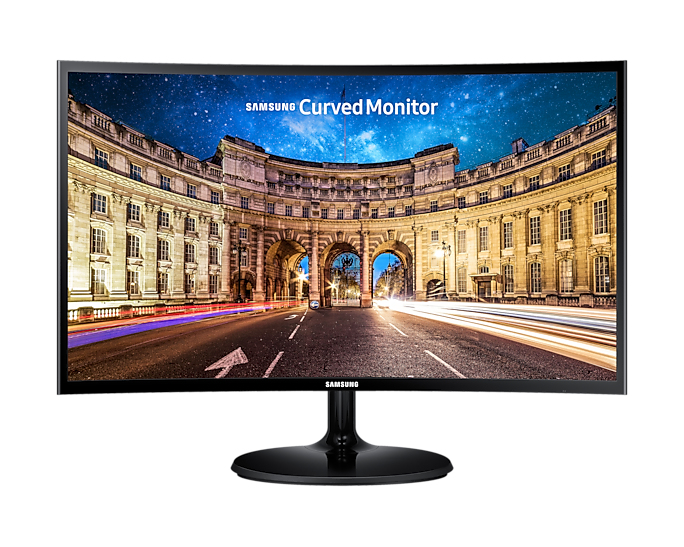Samsung Moniteur Écran 24″ incurvé Série 3 TV FHD (1080p) (LC24F390FHMXZN)