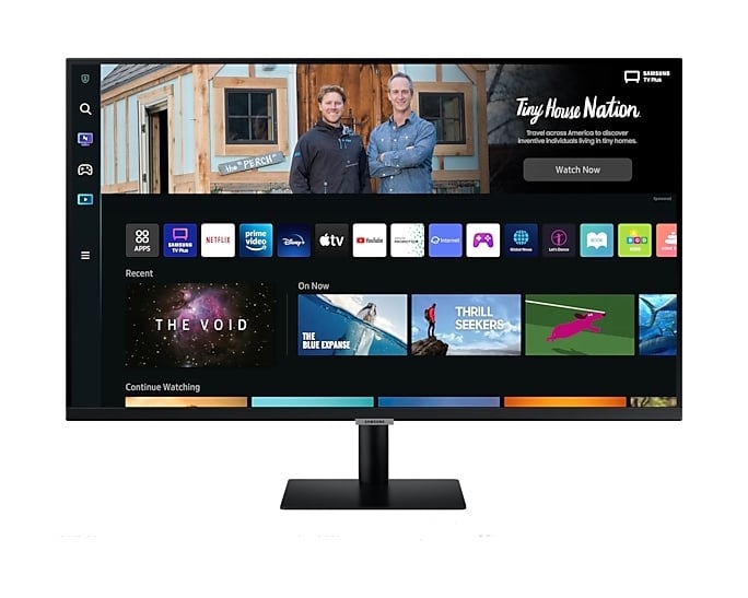 Samsung Moniteur Écran 32″ FLAT SMART Série 5 TV FHD (1080p) (LS32BM500EMXZN)