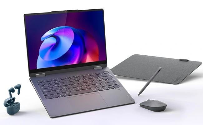 PC Portable Lenovo Yoga 7 2-in-1 14ILL10 Wn11 H +linear PEN (83JQ009MFG)