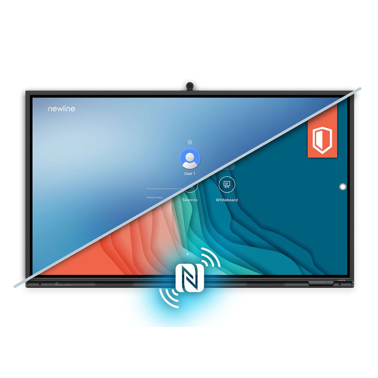 Écran interactif Newline Q+ Pro 65″ 4K — Google EDLA (TT-6523QCA+)