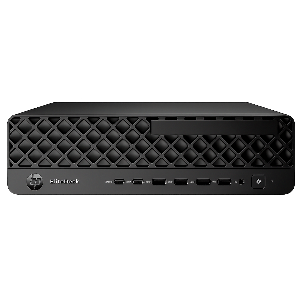 Selena HP EliteDesk 8 SFF G1i Desktop AI PC JetBlack nonODD Catalog TransparentBG Front 4218574